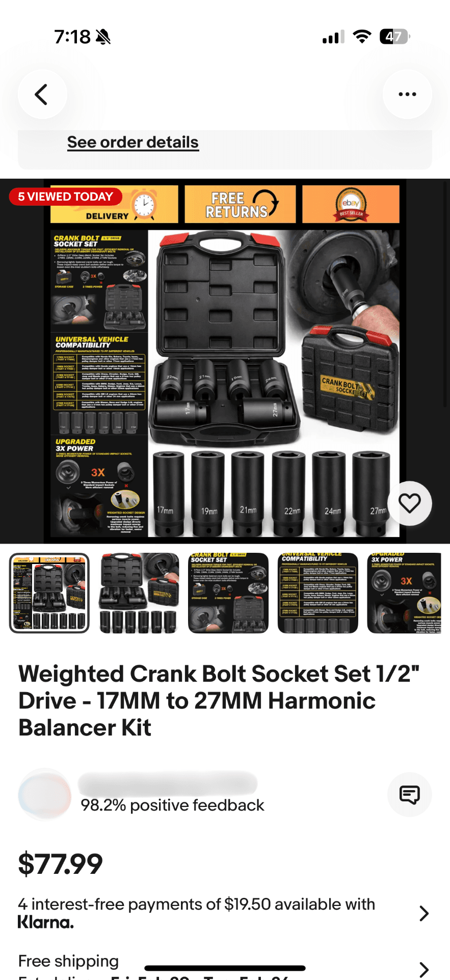Crank Bolt Socket Set on eBay